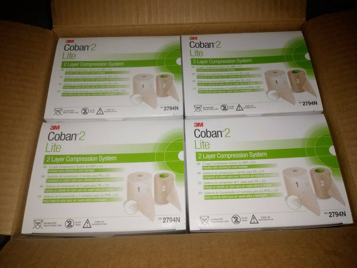 2 Layer Compression Bandage System, Case of 8 V90553