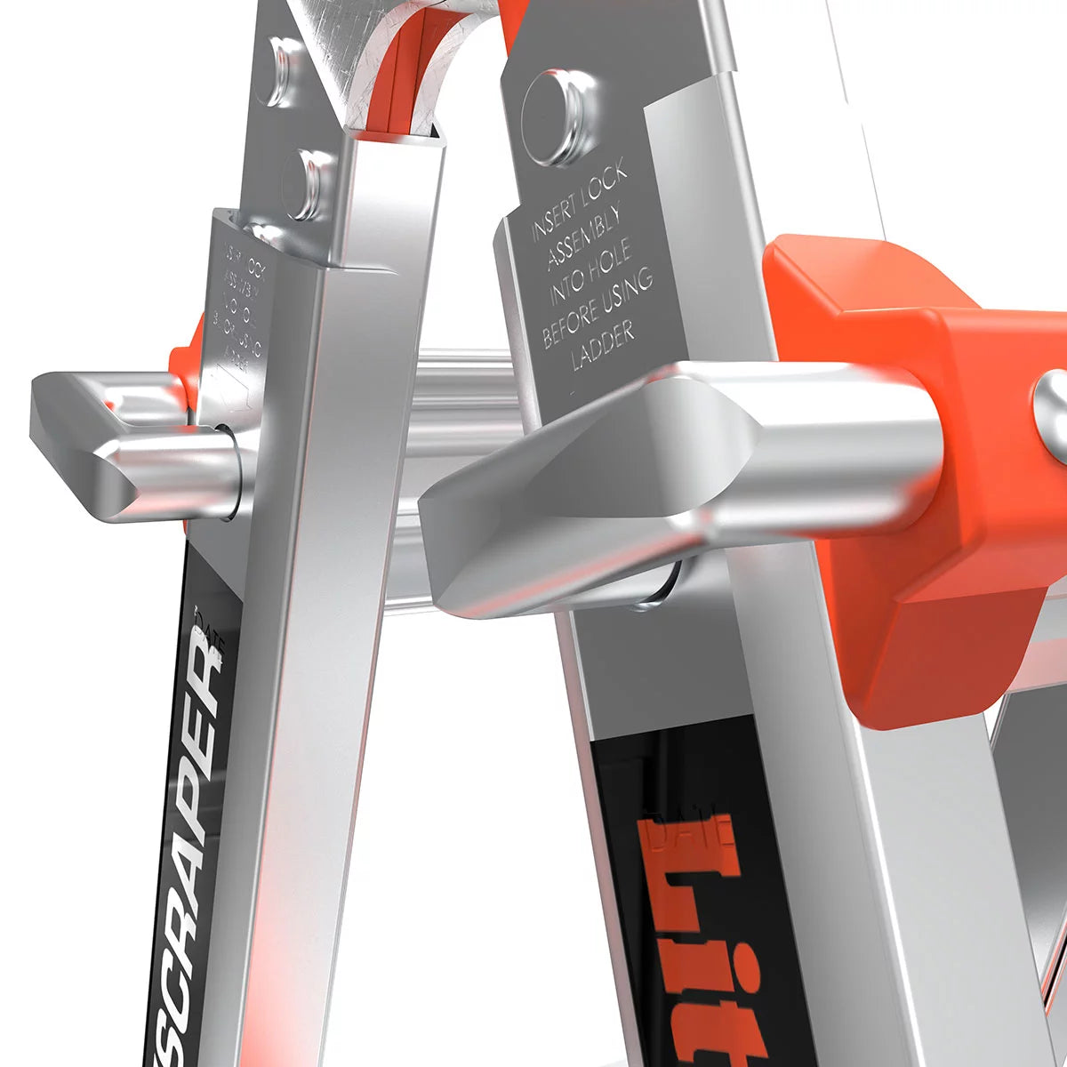 Aluminum Adjustable Stepladder 8' to 15' Z8885