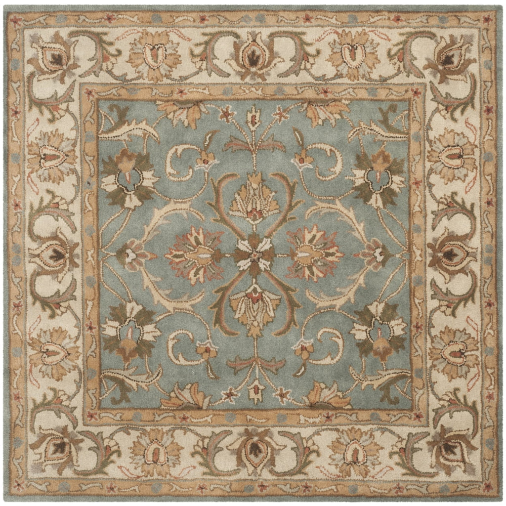 Blue Beige Traditional Wool Area Rug 9'6" x 13'6" P720