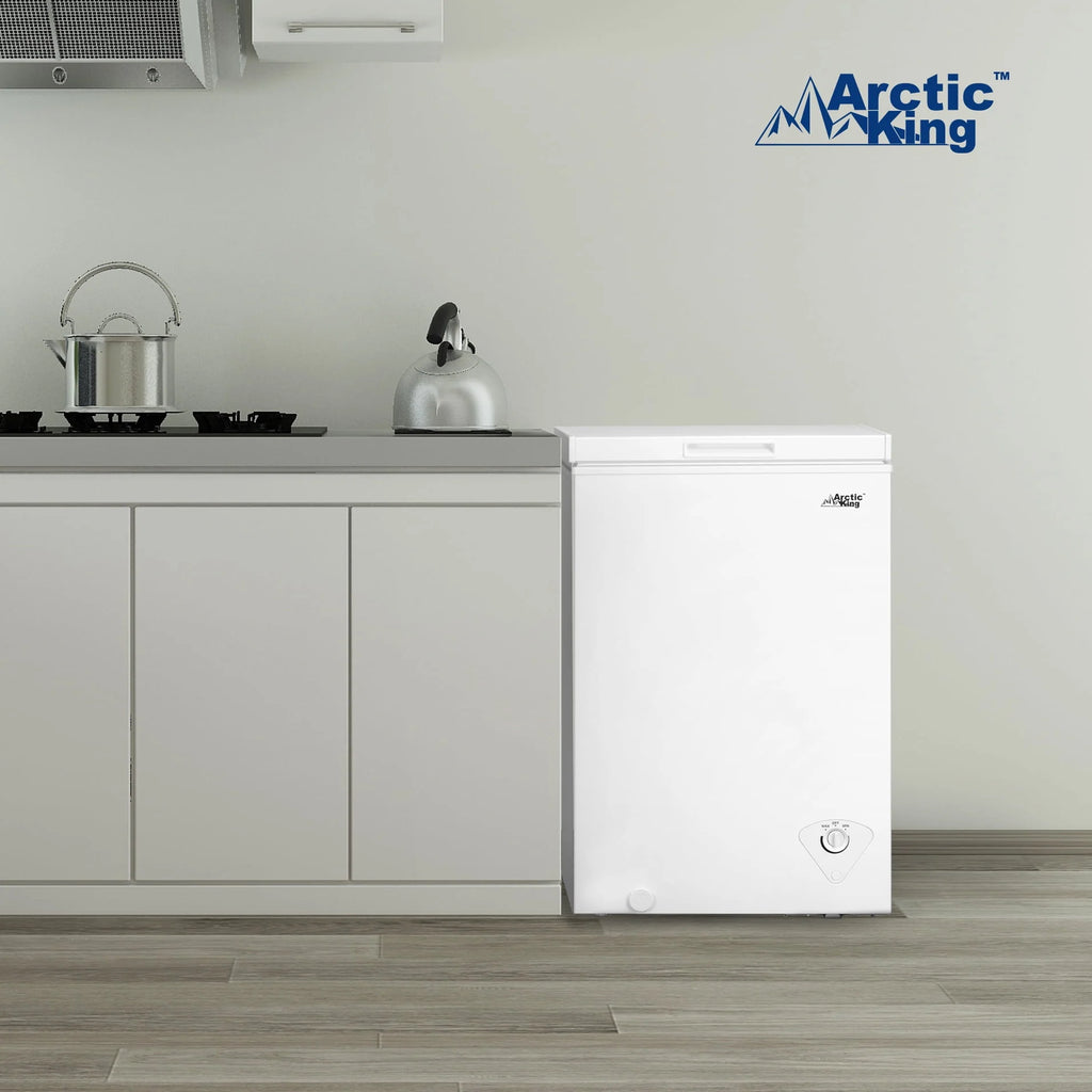 3.5 Cu ft White Chest Freezer N4333