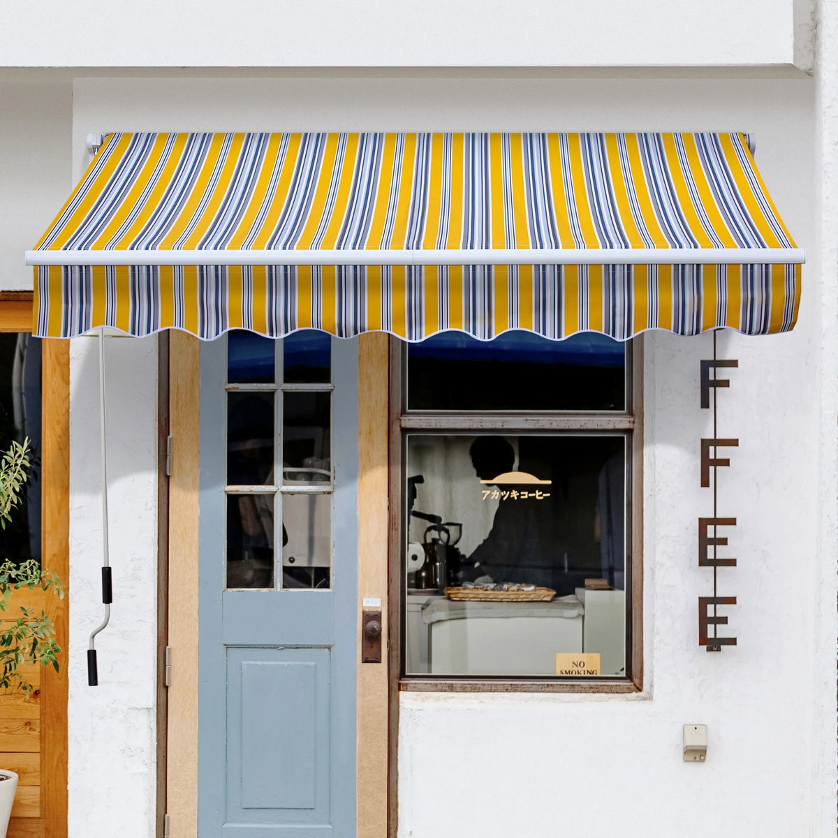 Retractable Patio Awning Sun Shade J65280
