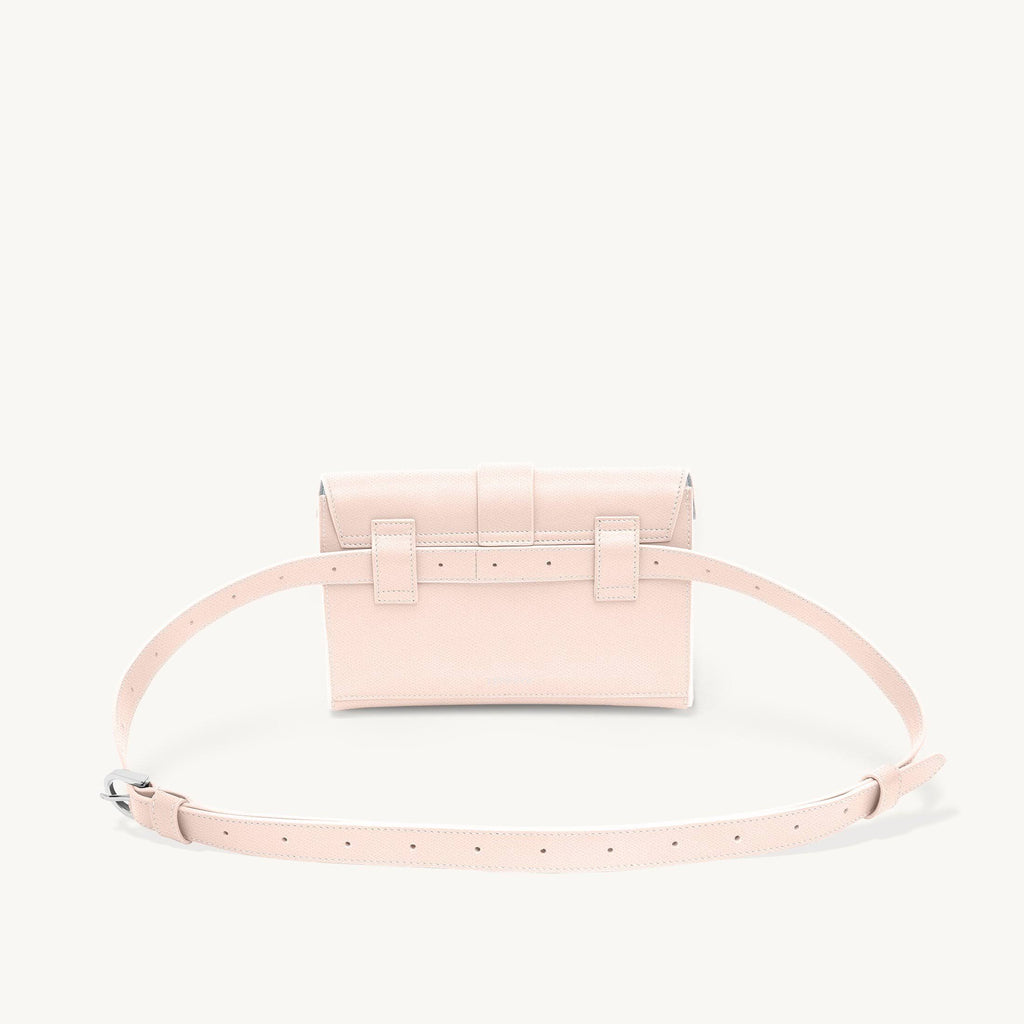 Pebbled Mint Silver Belt Bag I16358