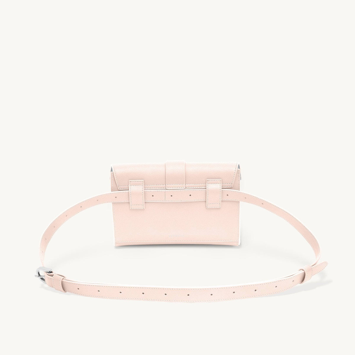 Pebbled Mint Silver Belt Bag I16358