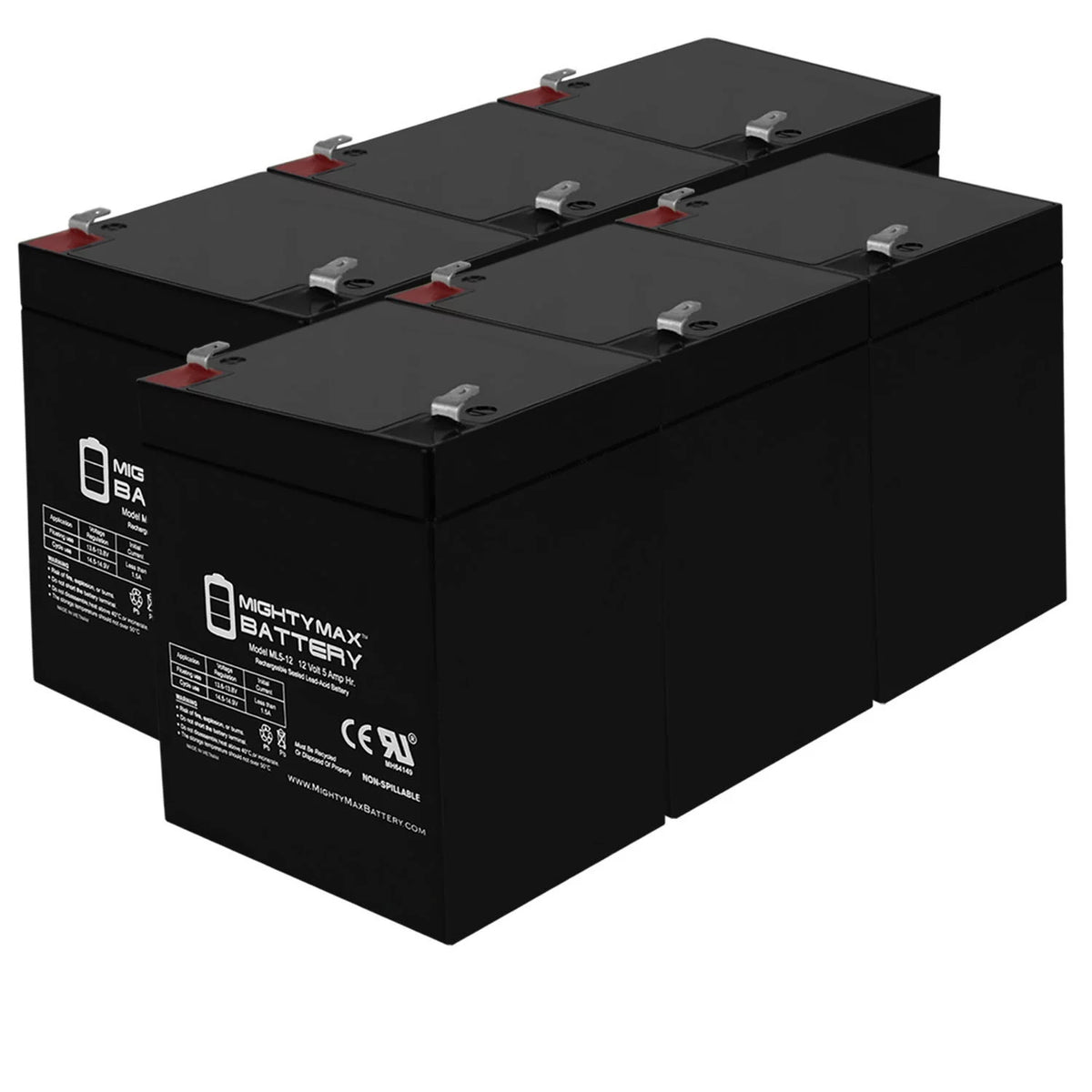 12V 5AH Rechargeable Sealed Lead Acid Battery K546