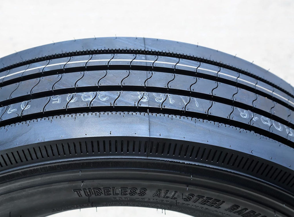 Set of 2 ST235/80R16 All Steel Trailer Radial Tires, 14-Ply, Load Range G J691665