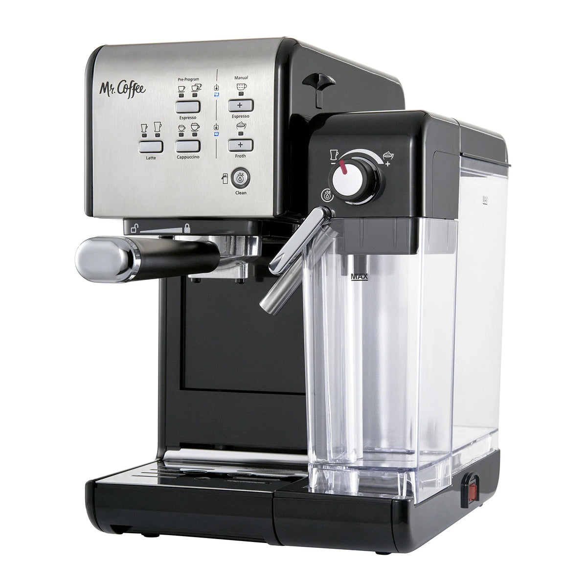 Black Espresso and Cappuccino Machine L649139