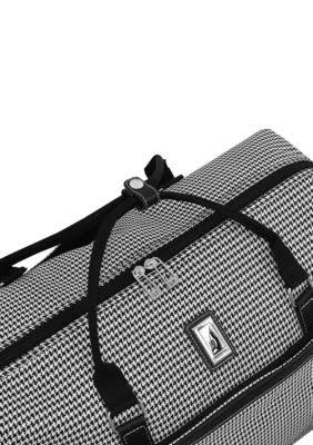 Black/White Houndstooth Duffle W3536