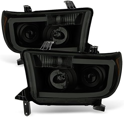 SMD LED Tube Projector Headlights Pair Set P285641