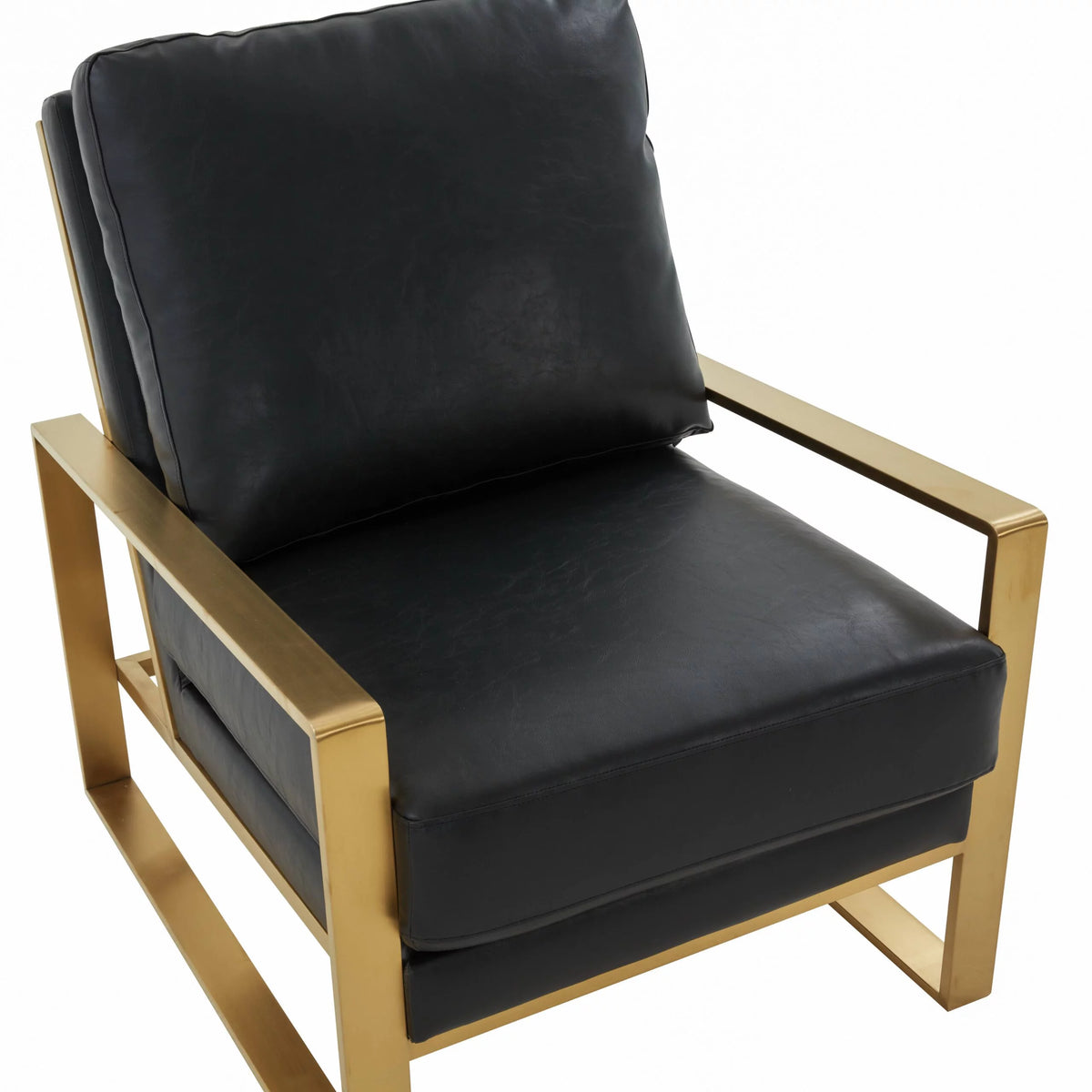 3-Piece Leather Arm Chair and Coffee Table Living Room Set U571110