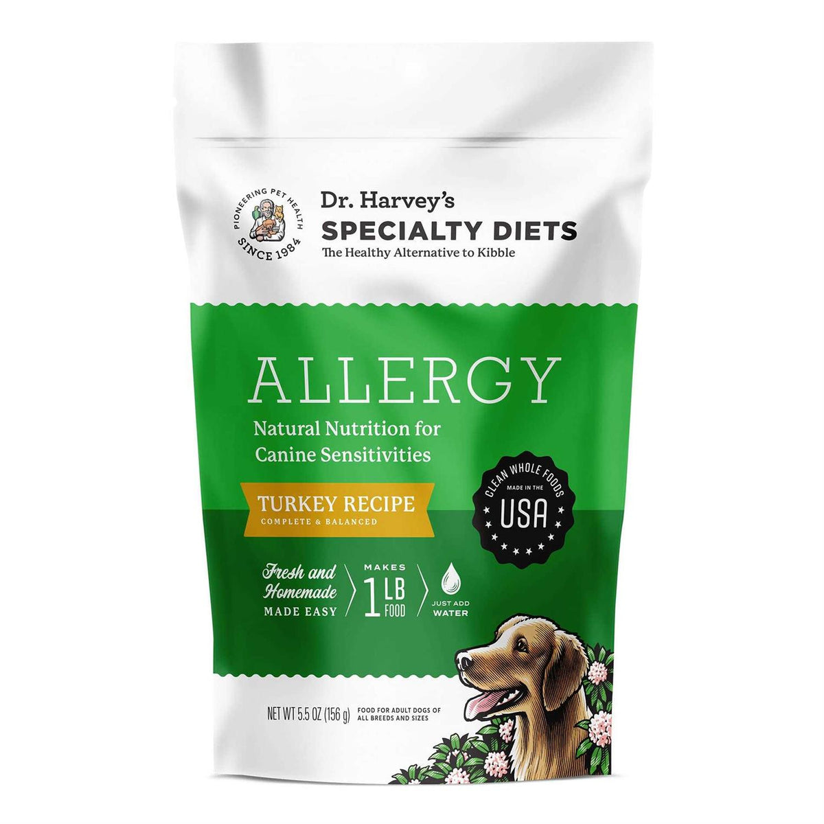 Turkey Recipe Human Grade Dog Food K23156