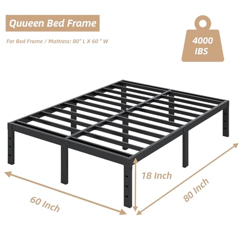 12 Inch Full Metal Bed Frame with Under Bed Storage E84220