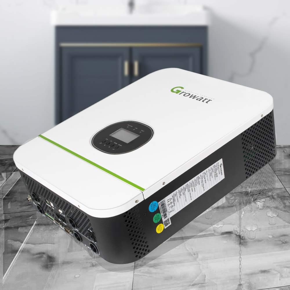 Solar Inverter 3000W 120V/240V Split Phase 80A MPPT 24V/48V I575797