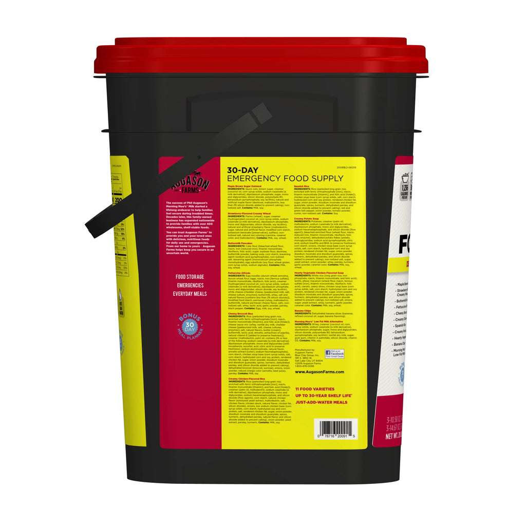 30-Day Emergency Food Supply W600