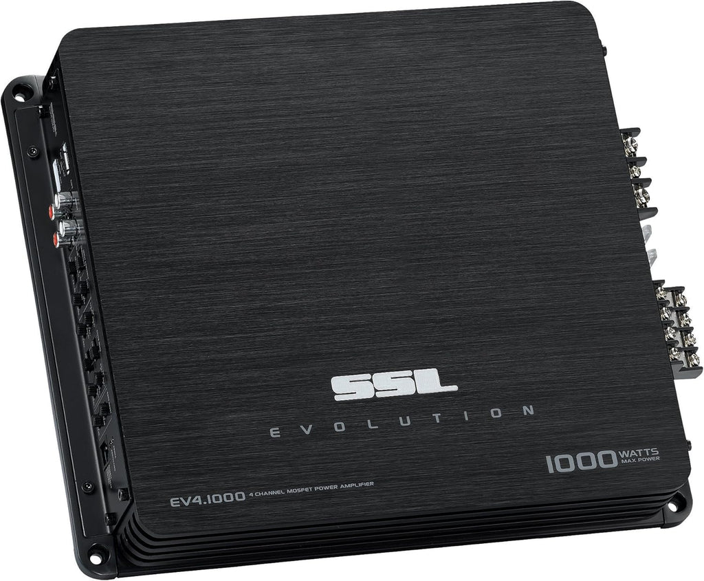 1000 Watt 4 Channel Car Amplifier with Remote Subwoofer Control L968081