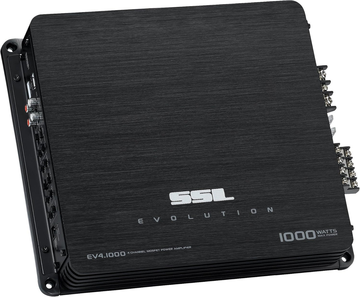 1000 Watt 4 Channel Car Amplifier with Remote Subwoofer Control L968081