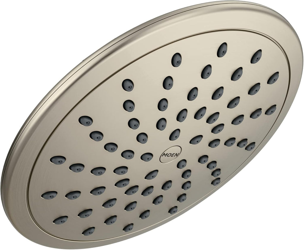 Brushed Nickel Round Rainshower Showerhead, Pack of 2 K69839