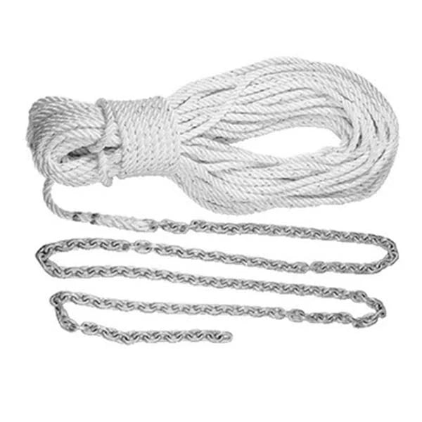 Pre-Spliced Anchor Rode with Chain and Three-Strand Line M73093