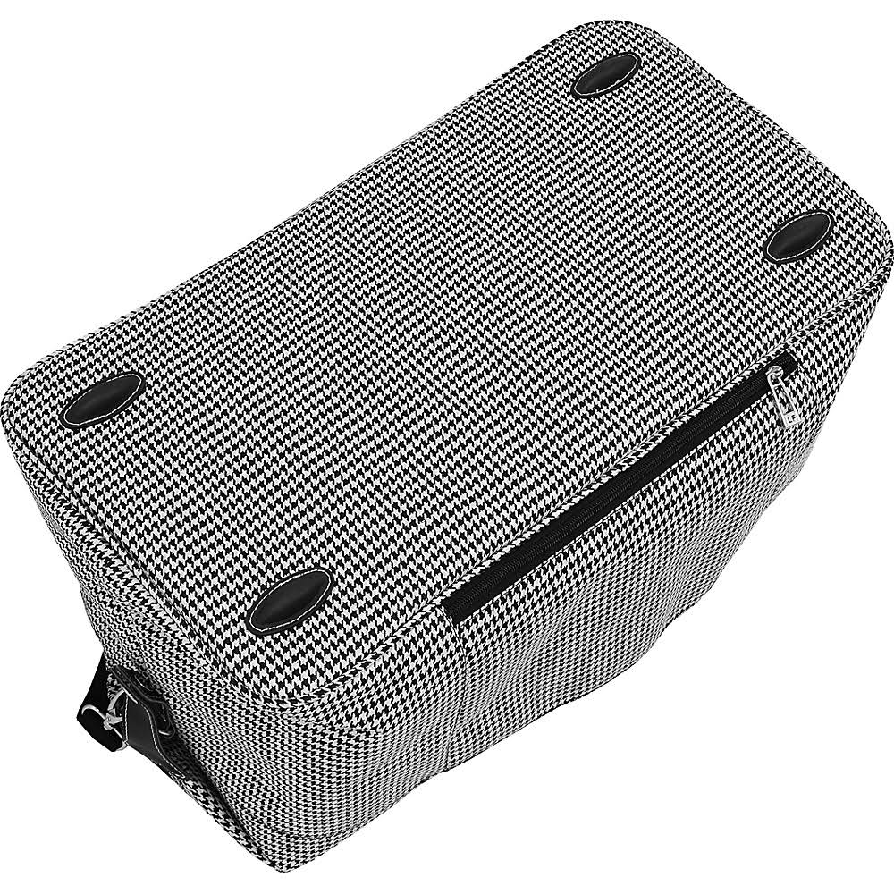 Black/White Houndstooth Duffle W3536