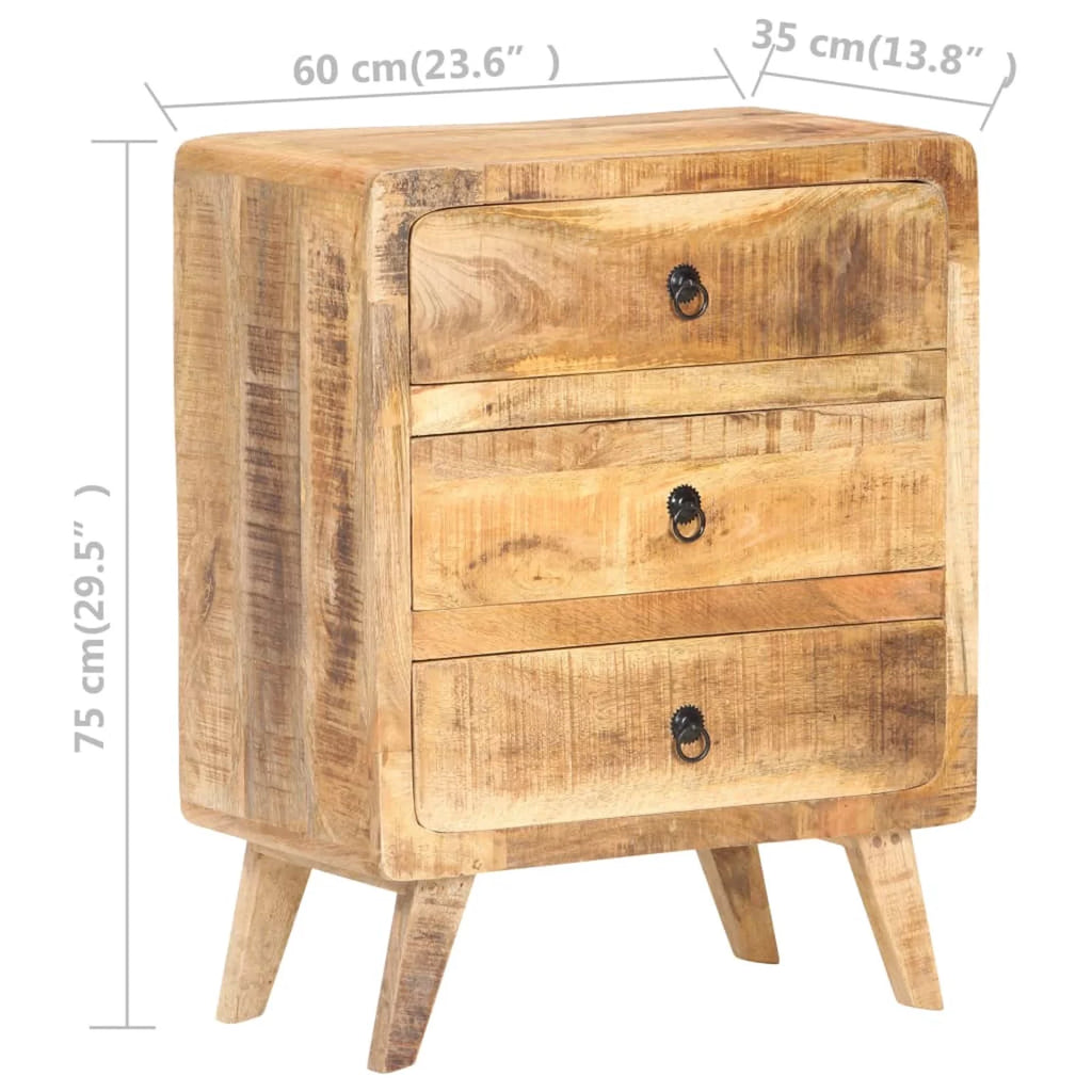 Rough Mango Wood Sideboard G8474