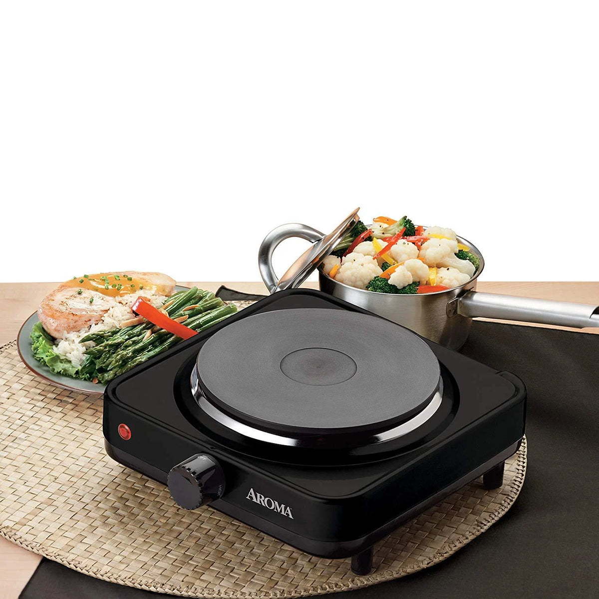 Single Hot Plate, Black U77268
