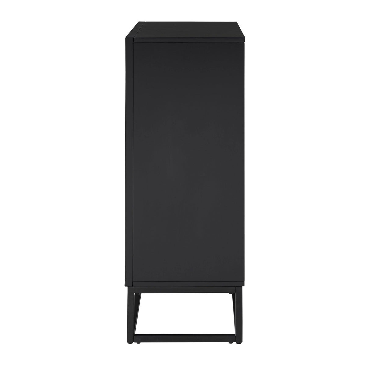 Contemporary Electric Fireplace - Black N413392