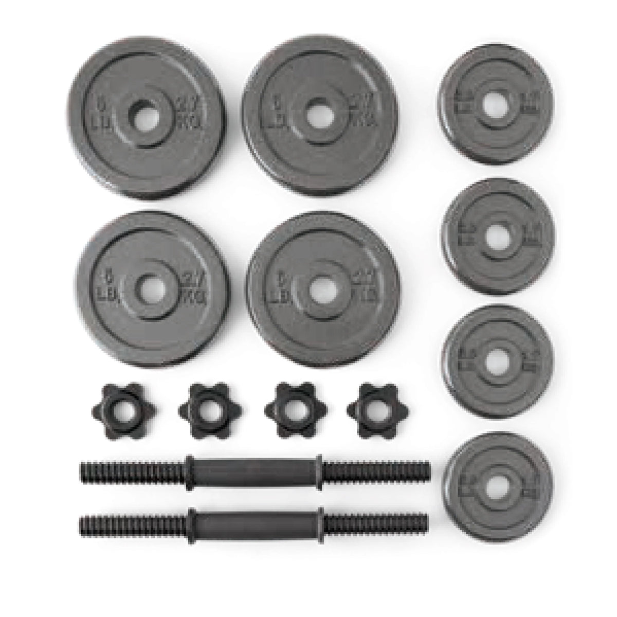 40lb Adjustable Cast Iron Dumbbell Set U13124