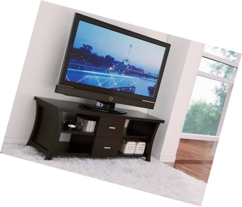 Cappuccino 60-Inch Entertainment Console with Drawer Storage F616721