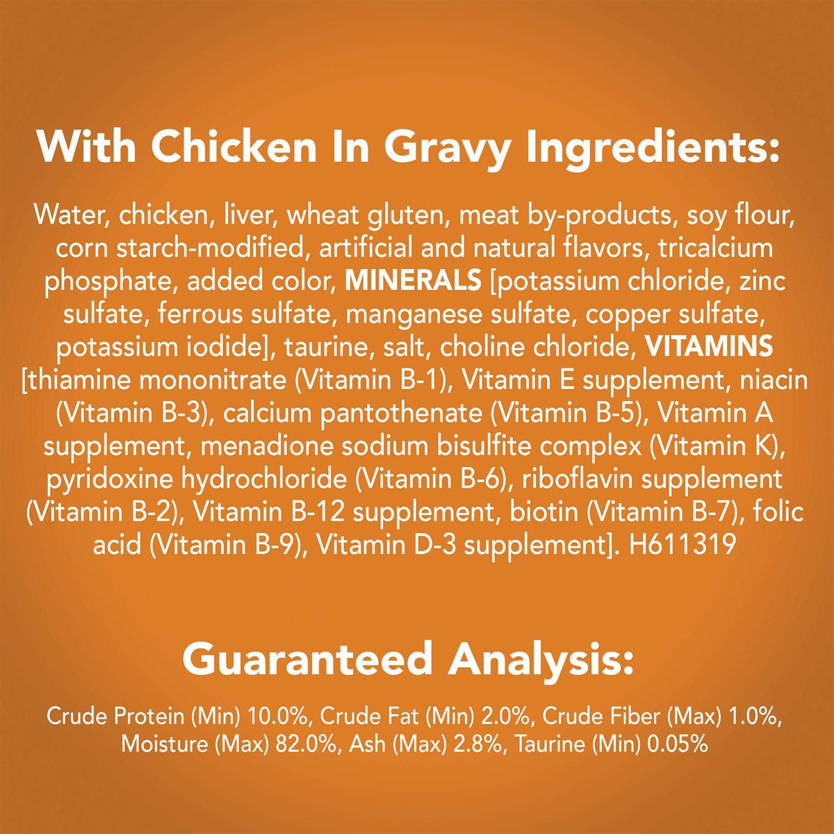 Wet Cat Food with Chicken in Gravy Y308643