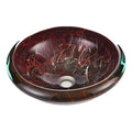 Tempered Glass Handmade Vessel Sink D5961