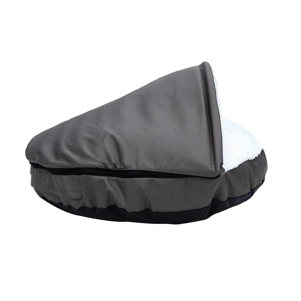 Oxford Sherpa Pet Cave and Round Pet Bed Z69297