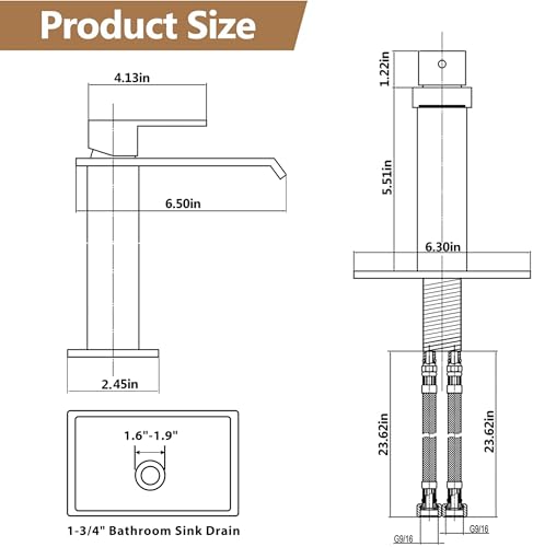 Tall Matte Black Vessel Sink Faucet X69148