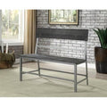 Industrial Bench, Table Height, Silver D327959