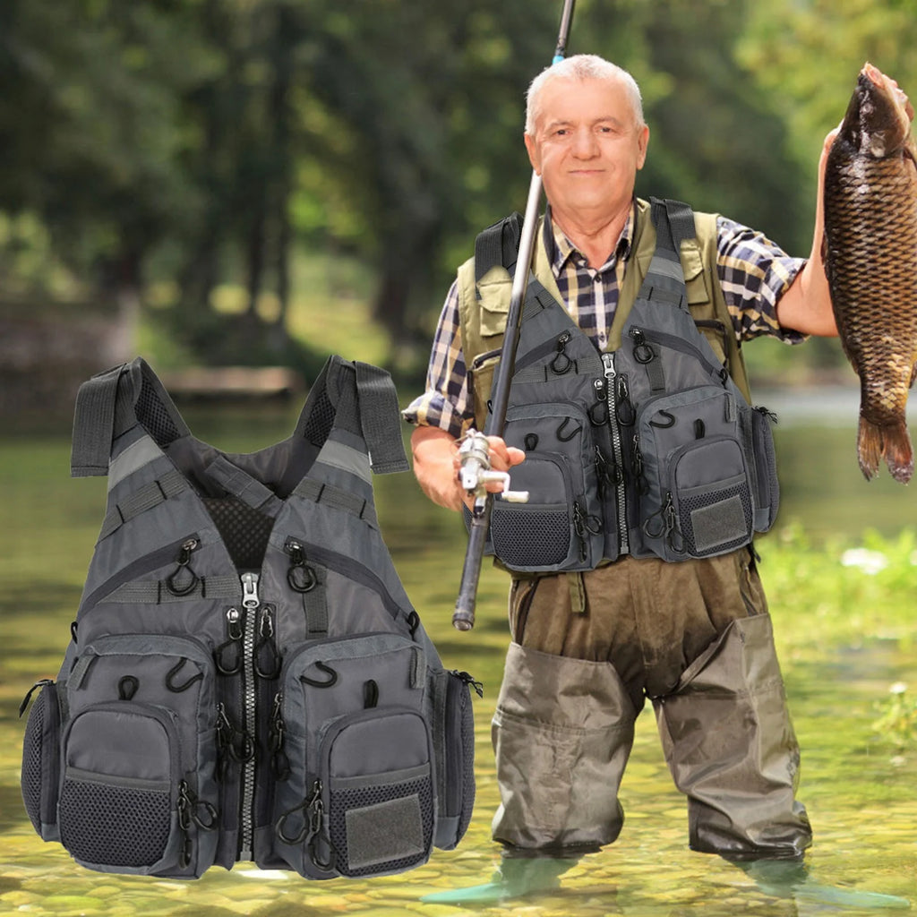 Adjustable Fishing Life Jacket Vest K515468