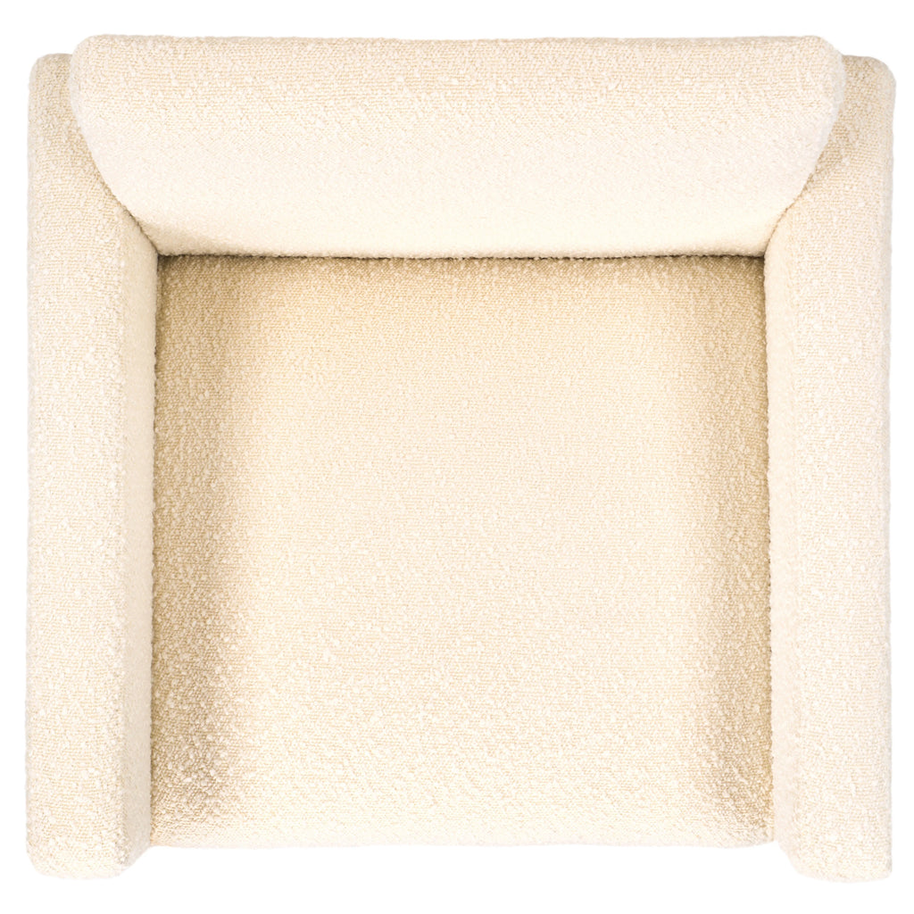 Ivory Boucle Dining Chair C790