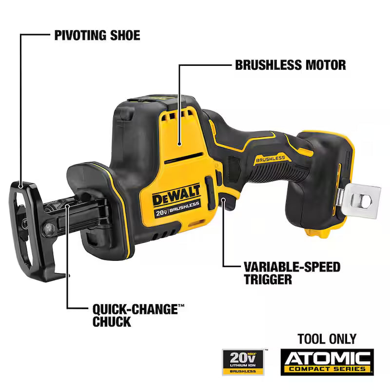 20V Cordless Brushless Compact Reciprocating Saw H573390