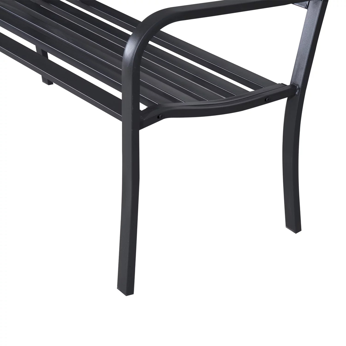 50" Steel 2 Seat Garden Bench E19663