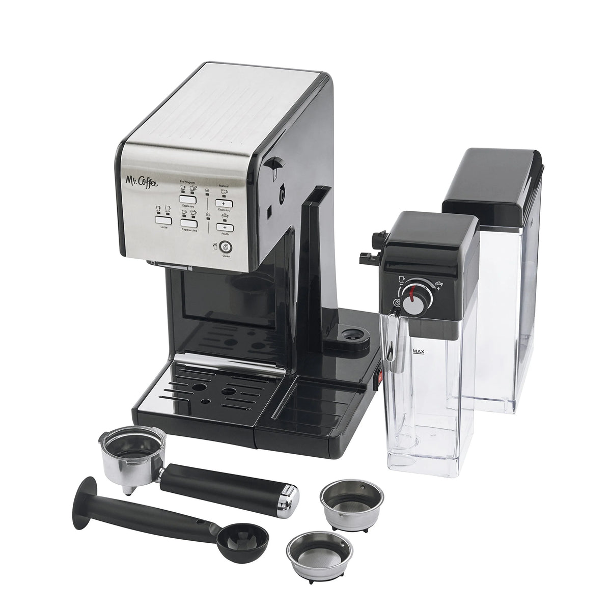 Black Espresso and Cappuccino Machine L649139