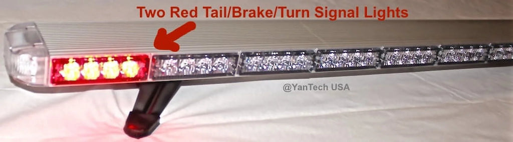 Amber LED Emergency Light Bar with Take Down, Cargo, Brake/Turn Signal H378