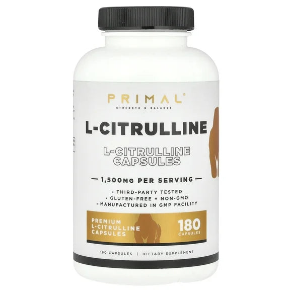L-Citrulline Capsules 180 Capsules 1,500 mg P82603