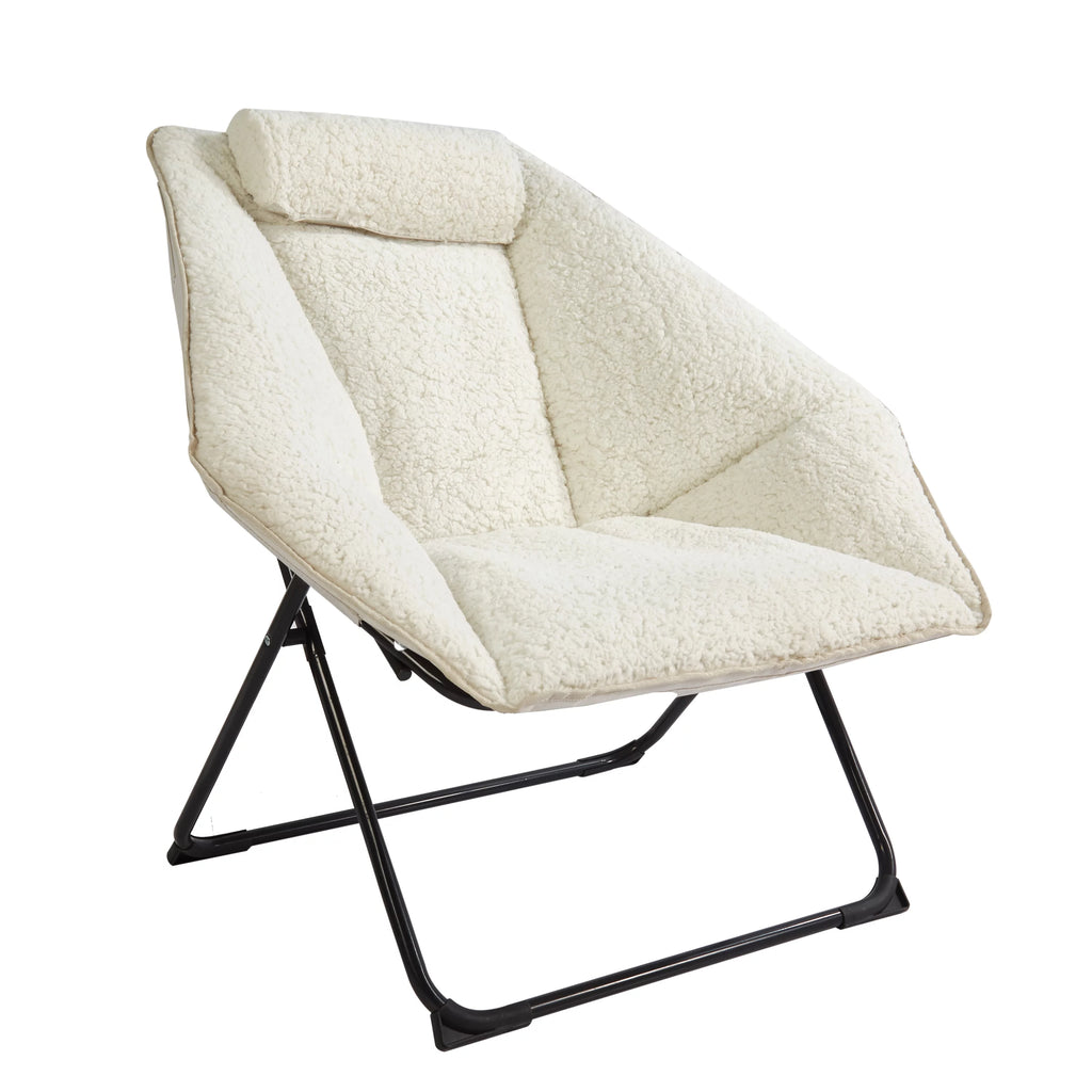 Folding Hex Chair White E1364