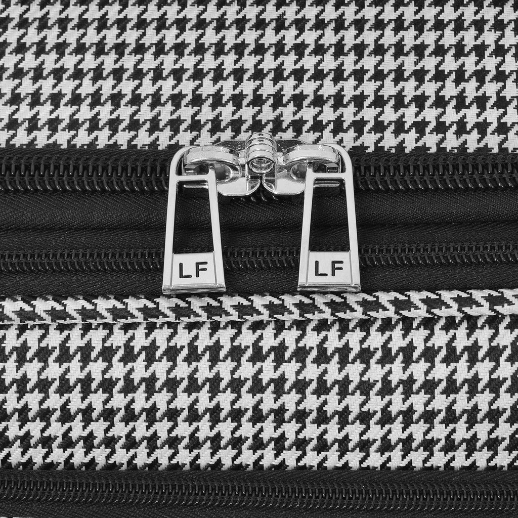 Black/White Houndstooth Duffle W3536