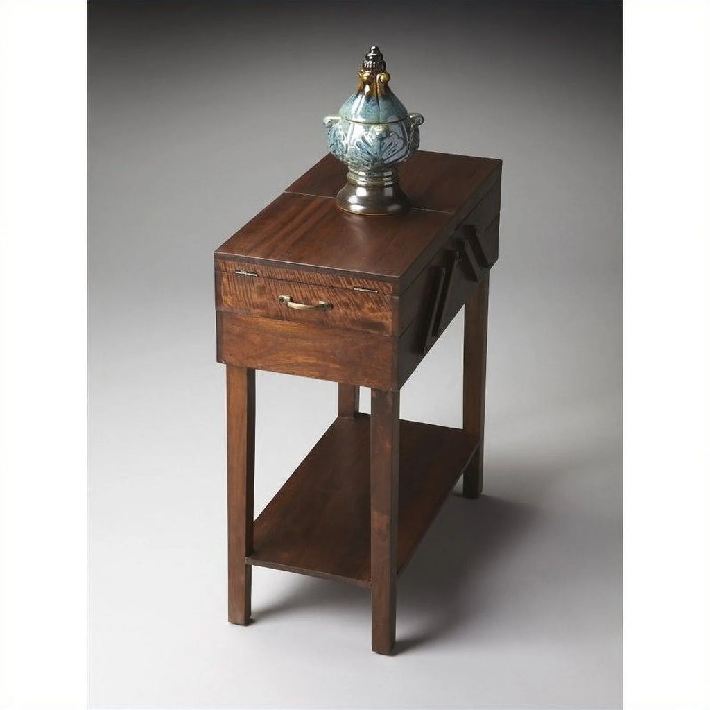 Acacia Wood End Table Set of 2 Q9925