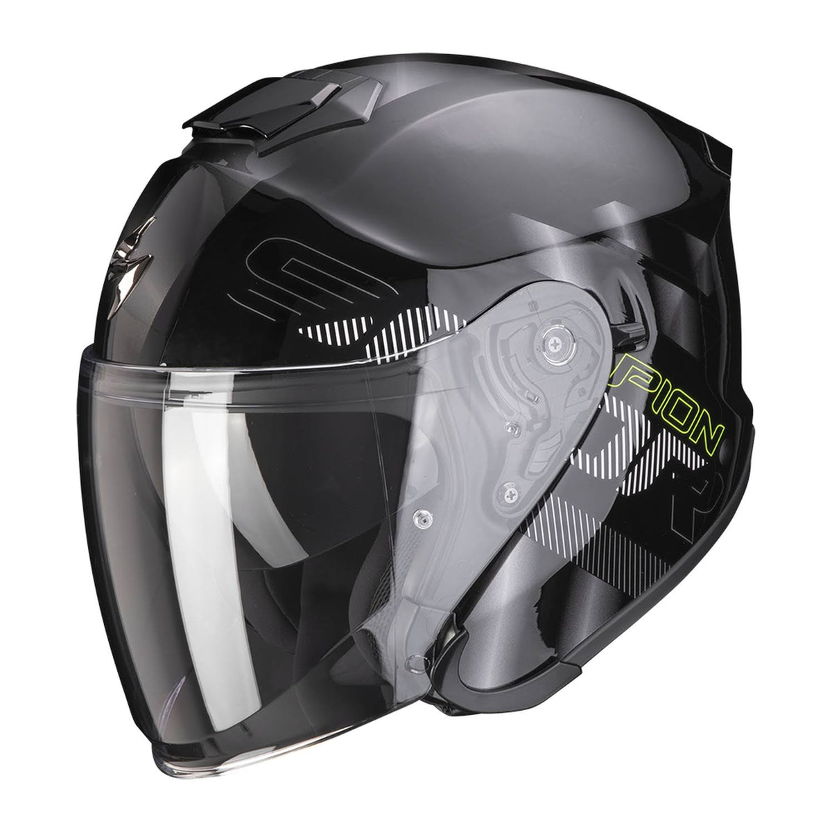 Black Silver Jet Helmet Size L L75126