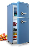 2 Door 7 Level Adjustable Thermostat Top-Freezer Refrigerator O2108