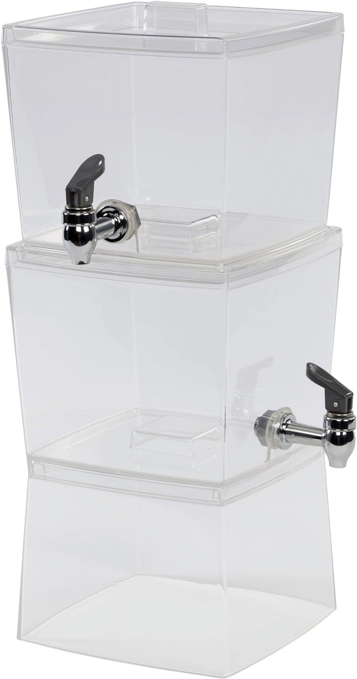 Clear Stacking Beverage Dispenser, 2 Units, Gallon V3129