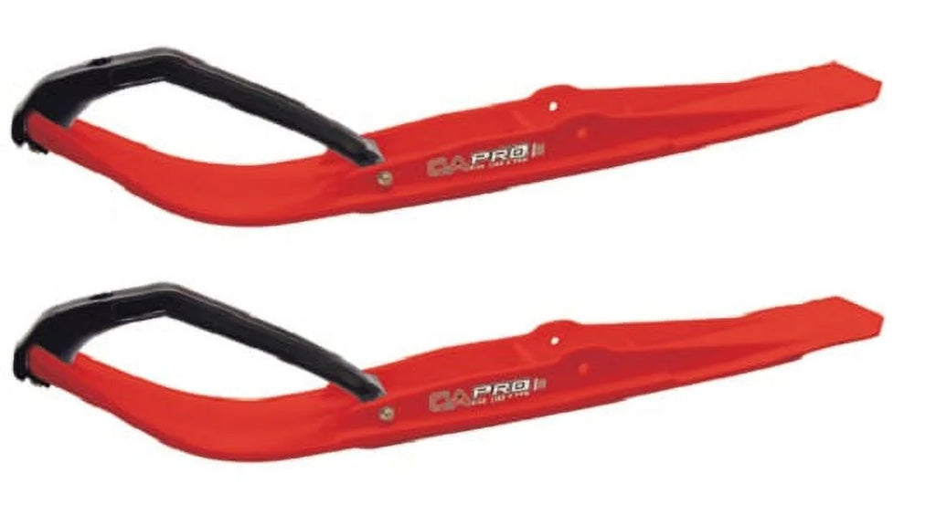 Red Razor Snowmobile Skis with 4.5" Shaper Bars Complete Kit C46363