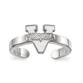 925 Sterling Silver Rh-plated Toe Ring T49009