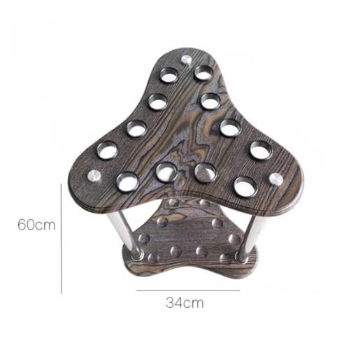12-Hole Wooden Pool Cue Rack A18336