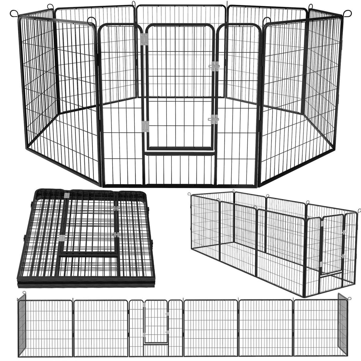 Heavy Duty Metal Dog Playpen F49096