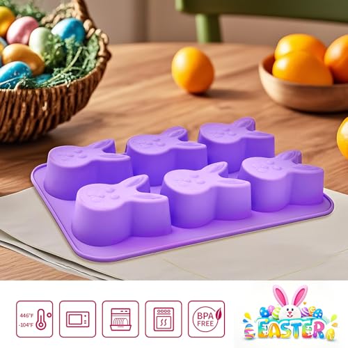 Easter Silicone Bunny Molds, 2 Pack F6437